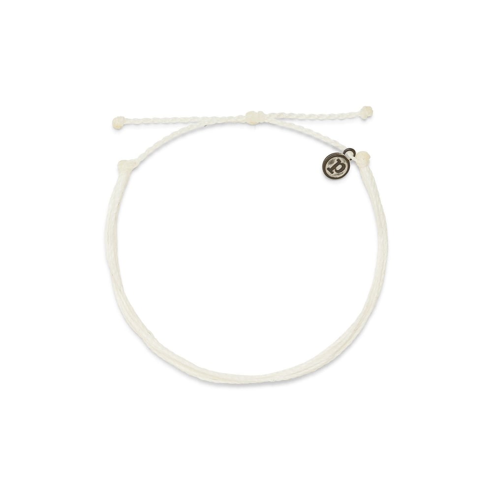 White Solid Original Anklet - 10BRPK1159WHIT.jpeg