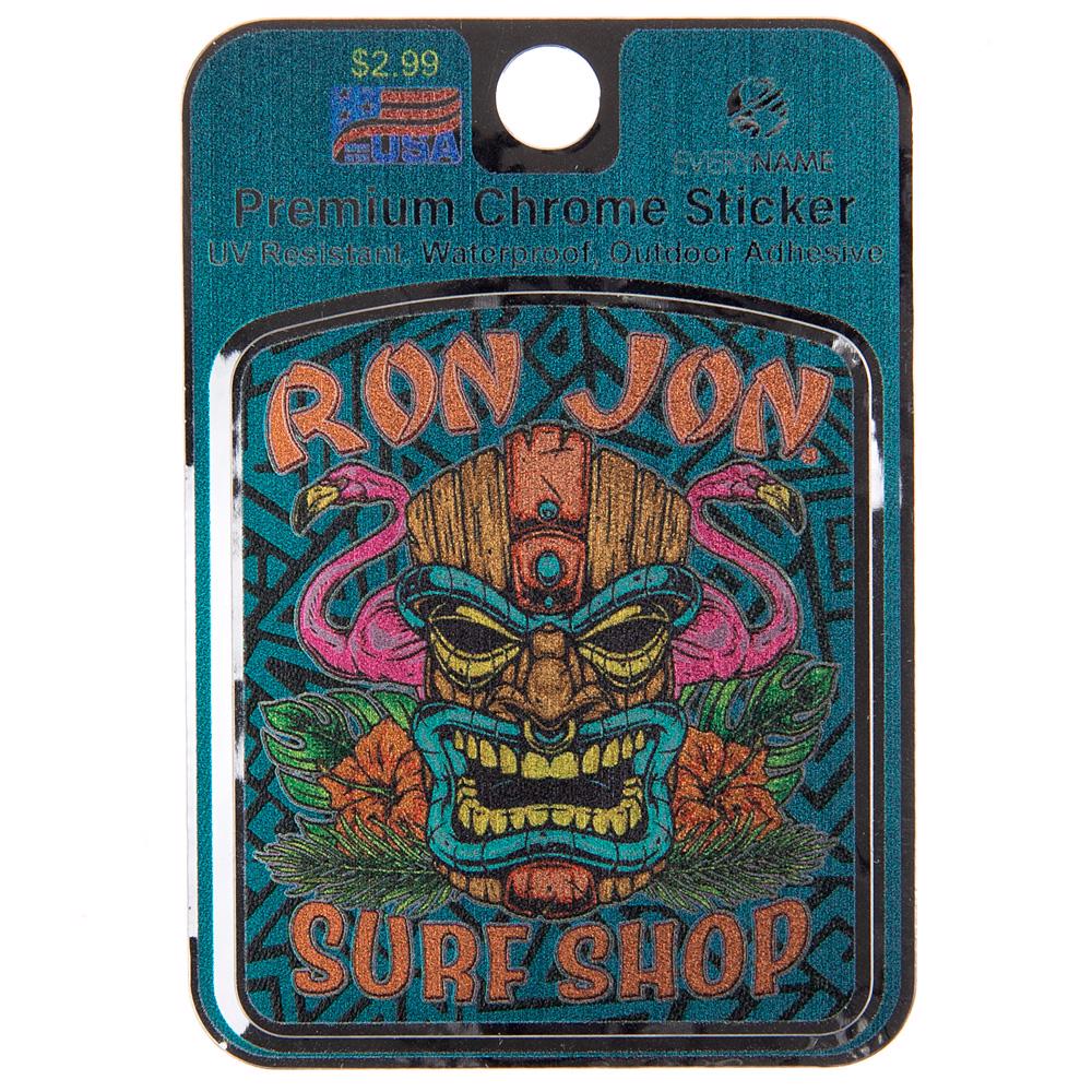 10800348000D--ron_jon_tiki_chrome_sticker_front.jpg