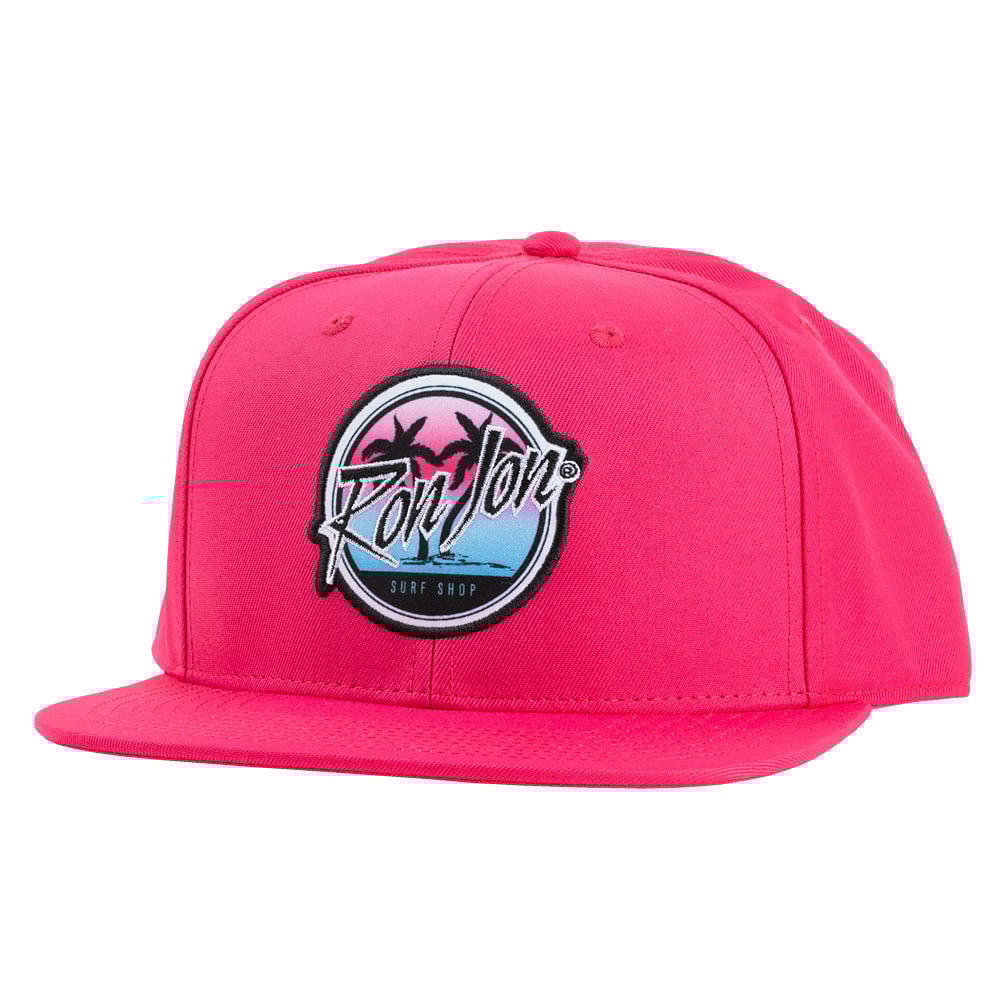 10841234000-ron-jon-neon-pink-sunset-flatbill-cap-front.jpg