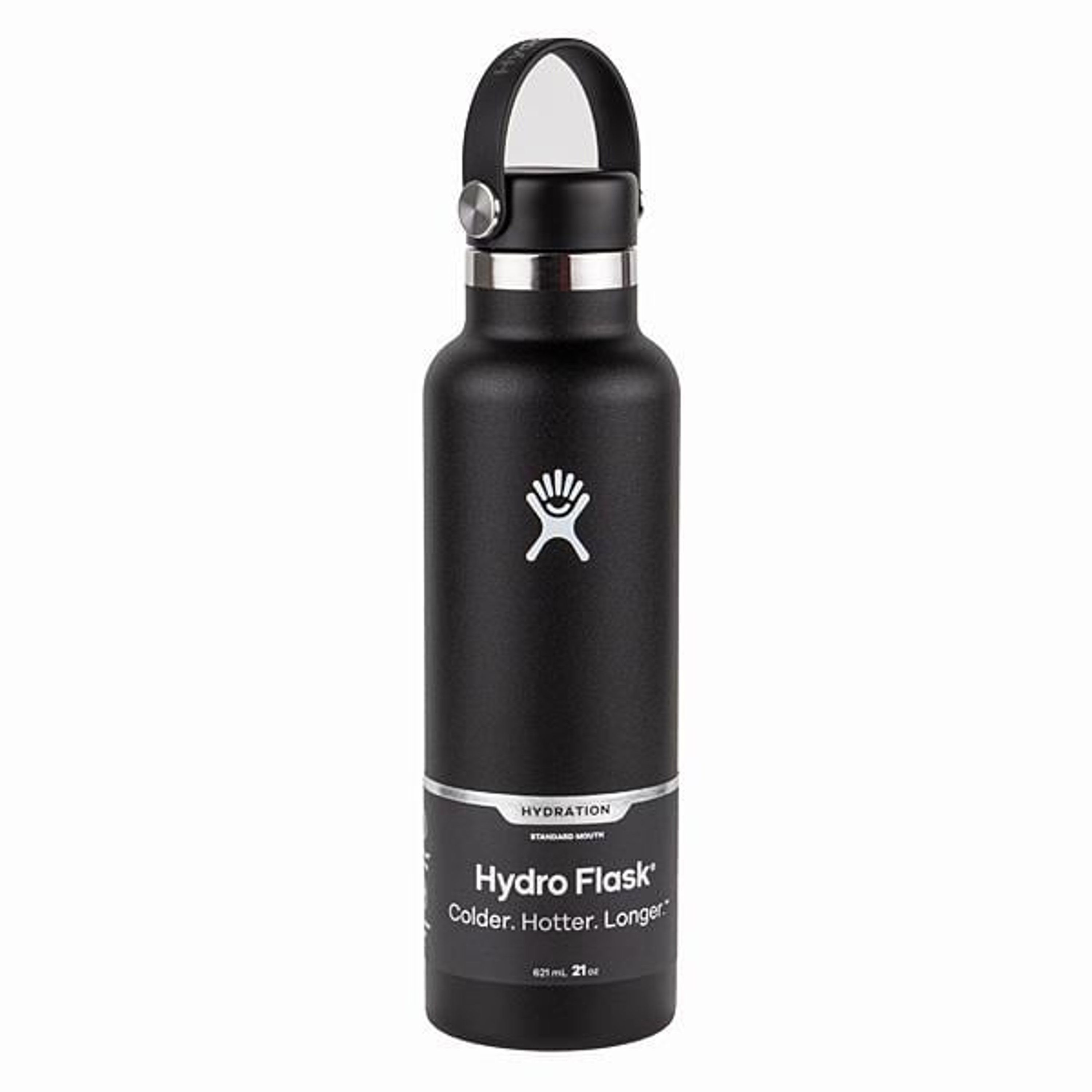 Hydro Flask Black 21 oz Standard Mouth Bottle - Travel Mugs