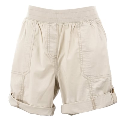  sand ron jon womens roll up stretch shorts front
