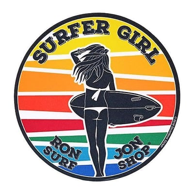 10800229000D--ron_jon_round_surfer_girl_sticker