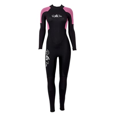 ron jon womens pink full wetsuit with thermal mesh front