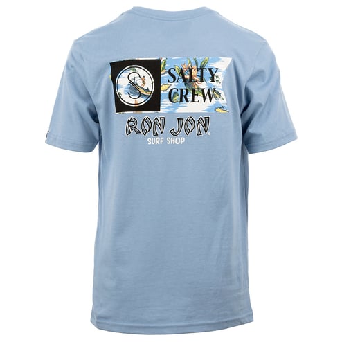 Ron Jon Salty Crew Navy Shark Bite Kids Trucker Cap