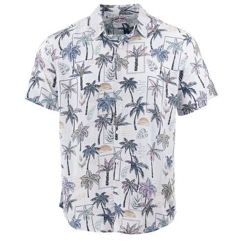 34HD Hawaiian Shirt For Men & Women - Loose Fit Short Sleeve Button Down Beach Shirt | Tropical Print Casual Wear - View #5