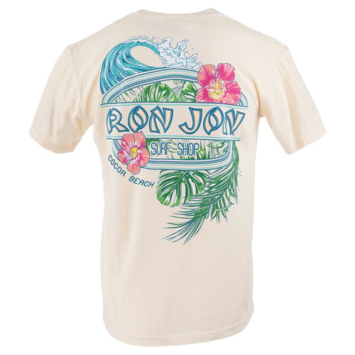 Ron Jon Surf Shop T-shirt homme taille moyenne cacao plage fl, col Ron Jon Surf Shop T-shirt homme taille moyenne cacao plage fl, col