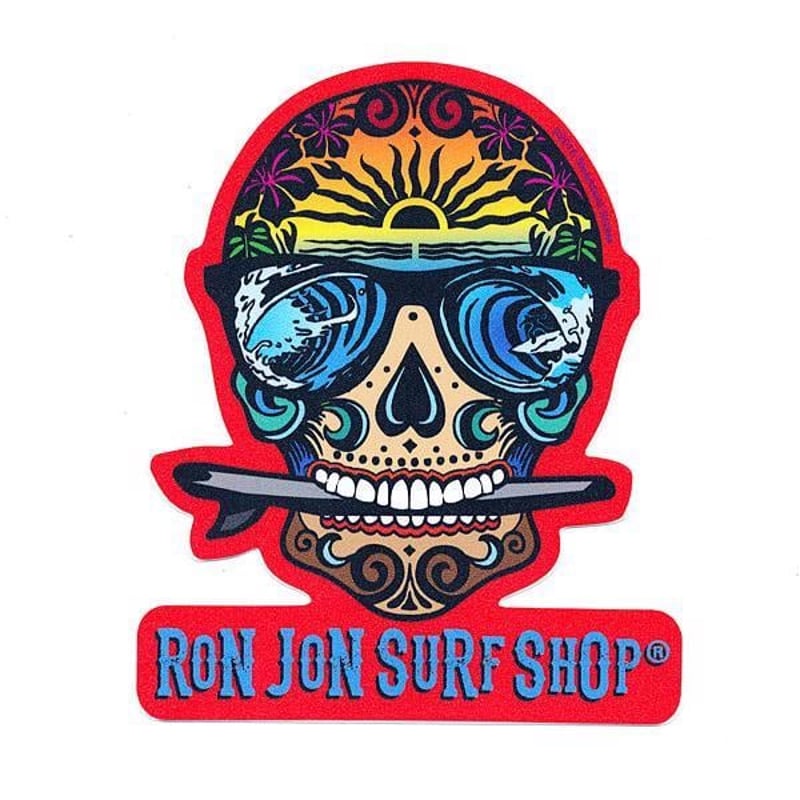 Ron Jon Surf Skull Sticker - Decals
