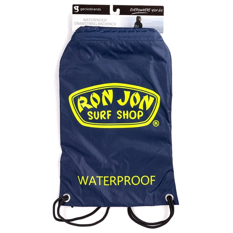 Ron Jon Navy And Green Waterproof Cinch Sack - Bags and Backpacks