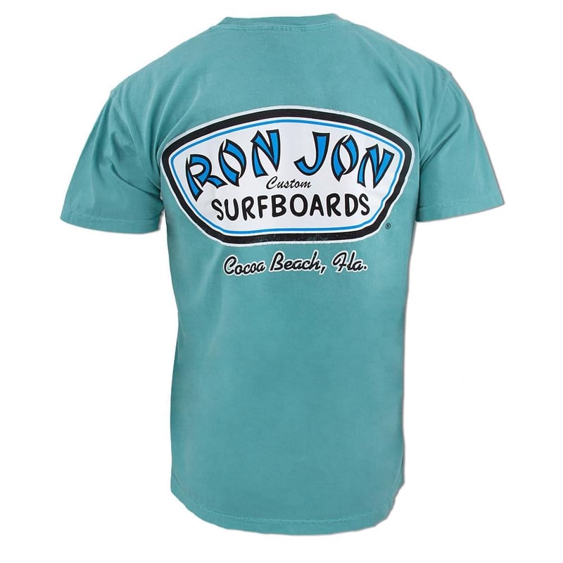 Ron Jon Distressed Cocoa Beach Custom Surfboards Unisex Tee Ron Jon