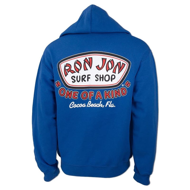 Ron Jon Cocoa Beach FL Distressed Trusty Badge Pullover Hoodie Ron