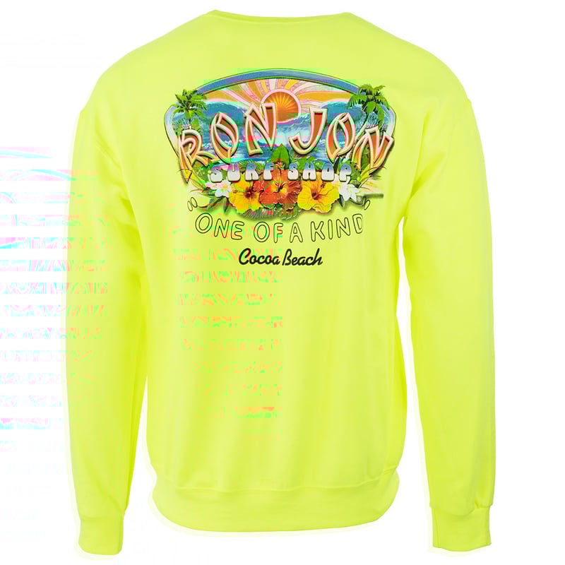 Ron Jon Hippie Waves V2 Crew Neck Pullover Ron Jon Surf Shop