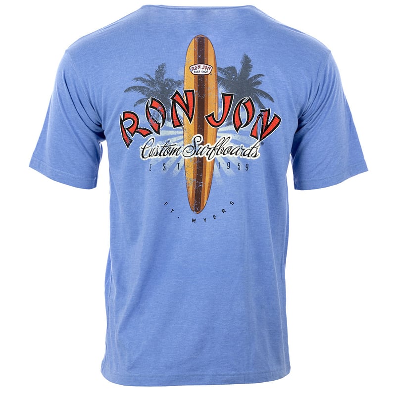 Ron Jon Fort Myers FL Distressed New Longboard Tee Ron Jon Surf Shop