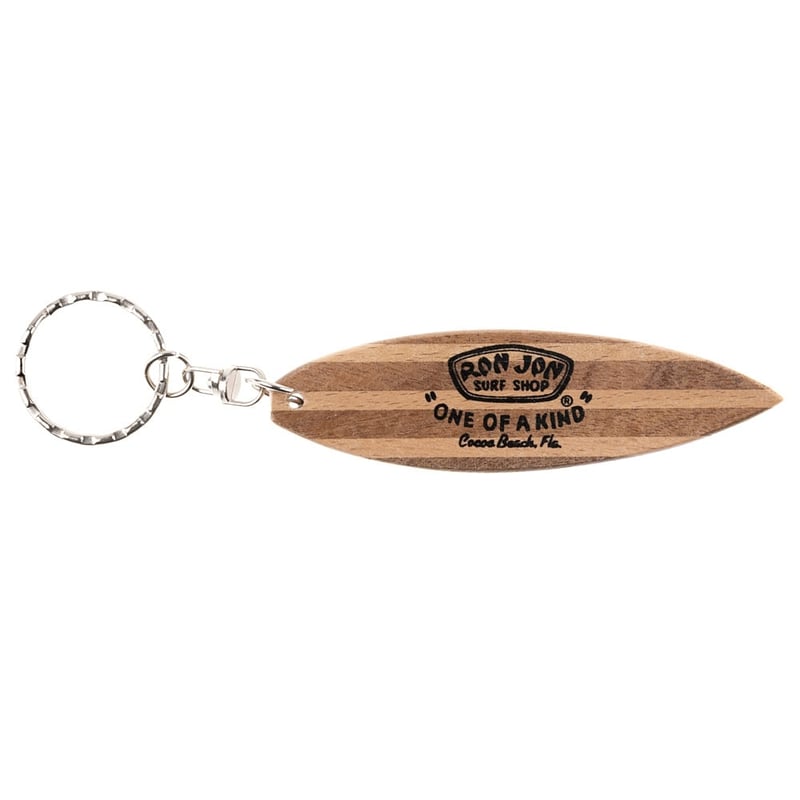 Ron Jon Large Wooden Surfboard Keychain Souvenirs Ron Jon Surf Shop