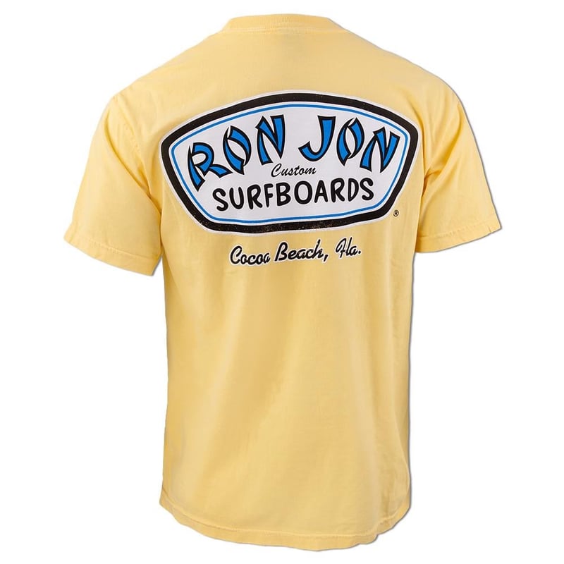 Ron Jon Distressed Cocoa Beach Custom Surfboards Unisex Tee Ron Jon