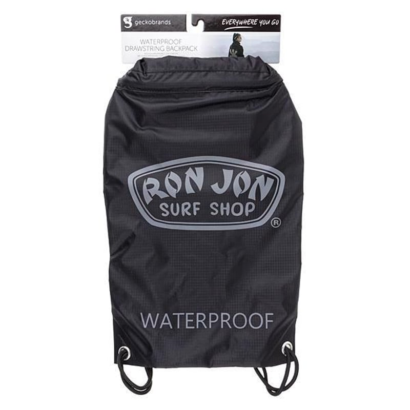 Ron Jon Black/Grey Waterproof Cinch Sack - Bags and Accessories