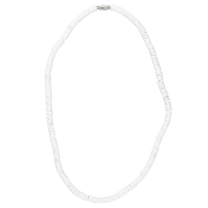 51603387000 20 in smooth puka necklace front