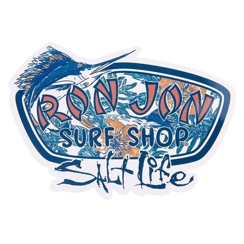Salt Life Ron Jon Sailin The Tropics Sticker - Souvenirs