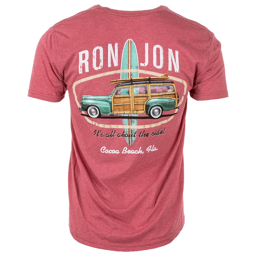 Ron Jon Distressed Vintage Woody Tee | Ron Jon Surf Shop