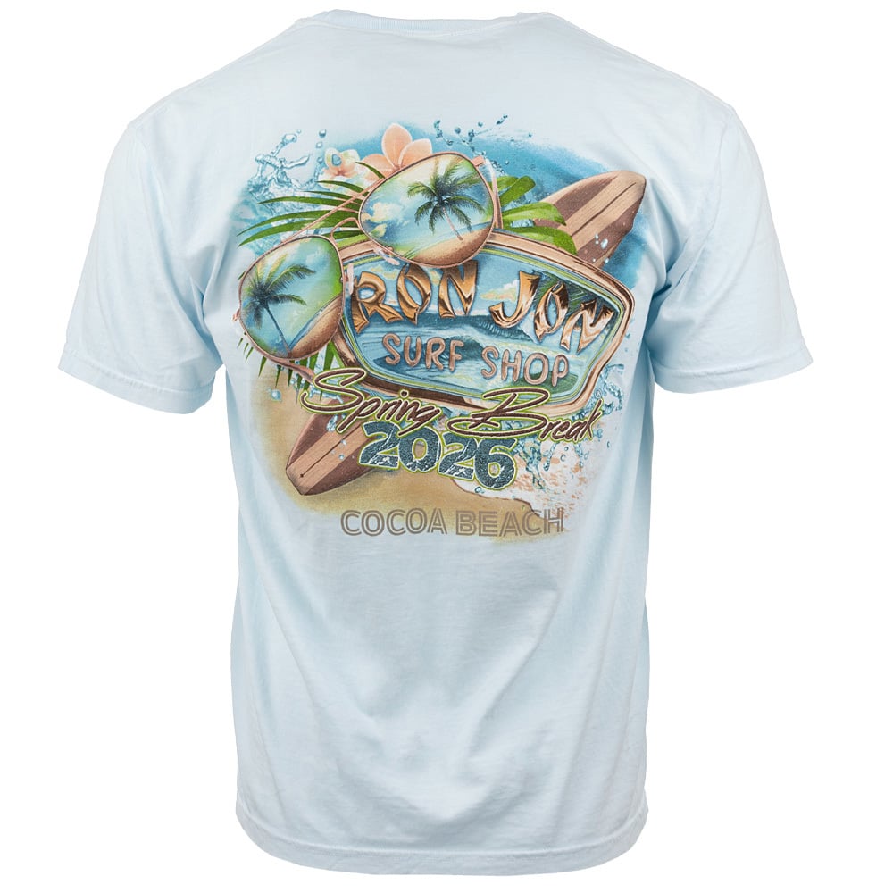 Ron Jon Cocoa Beach FL Sunglasses Spring Break 2026 Tee | Ron Jon
