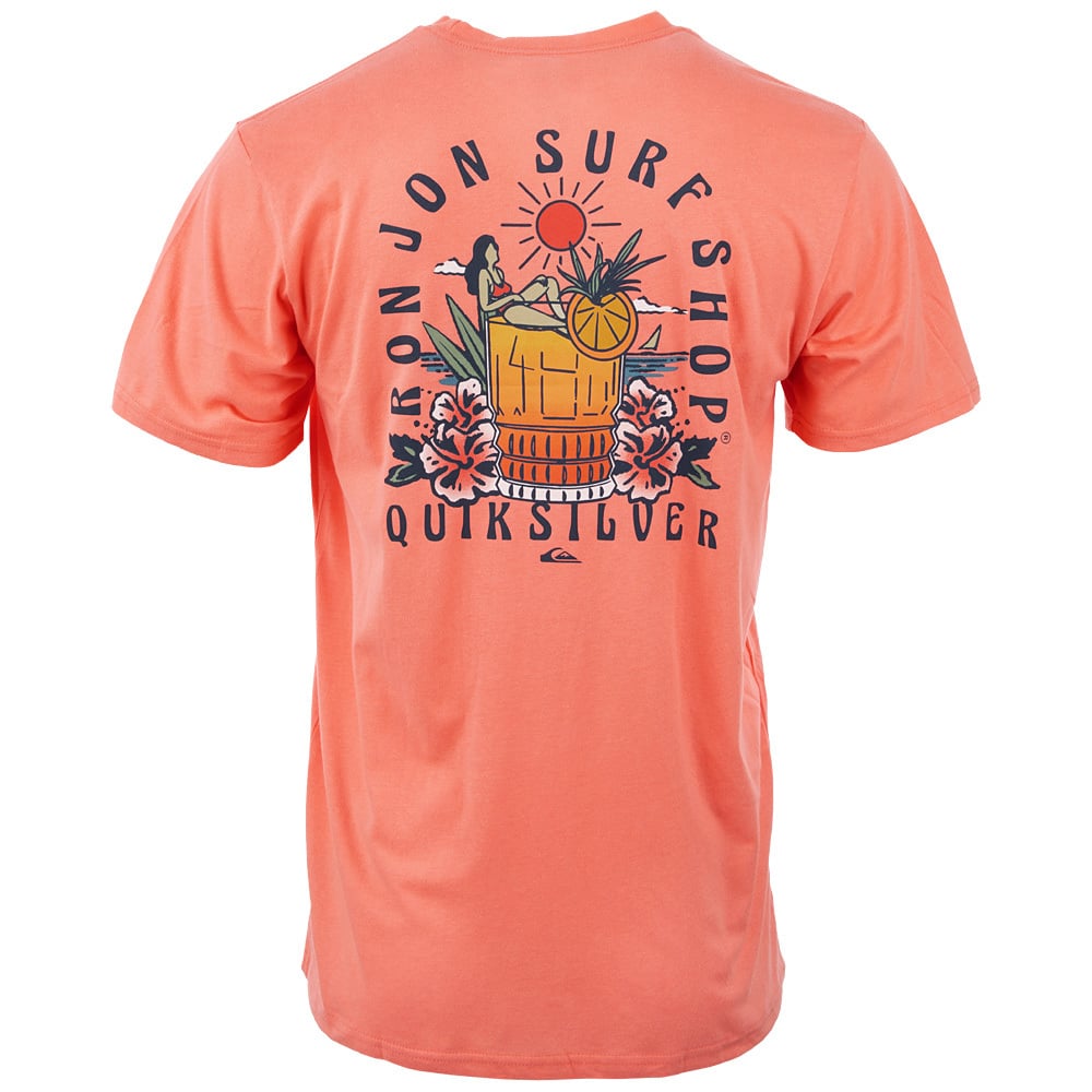 Quiksilver Ron Jon Coral Rum Runner Tee | Ron Jon Surf Shop