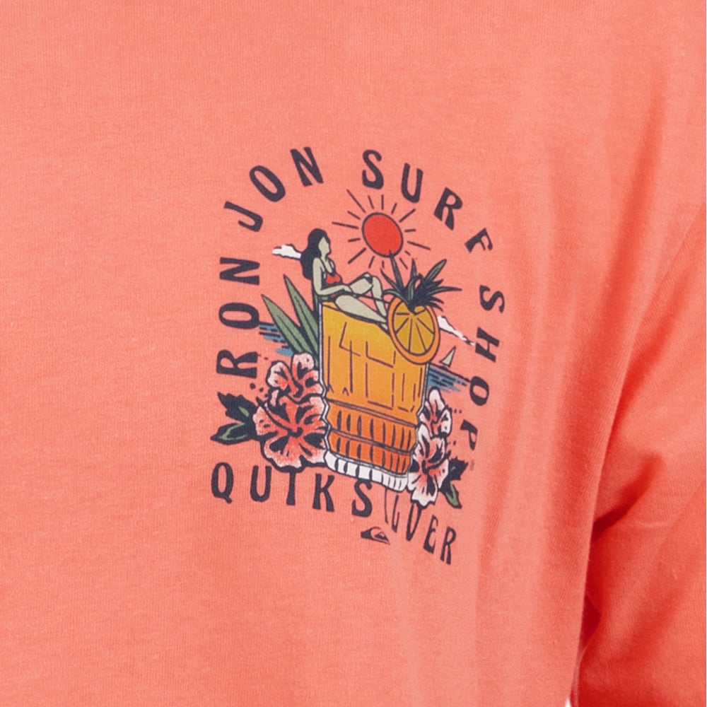 Quiksilver Ron Jon Coral Rum Runner Tee | Ron Jon Surf Shop