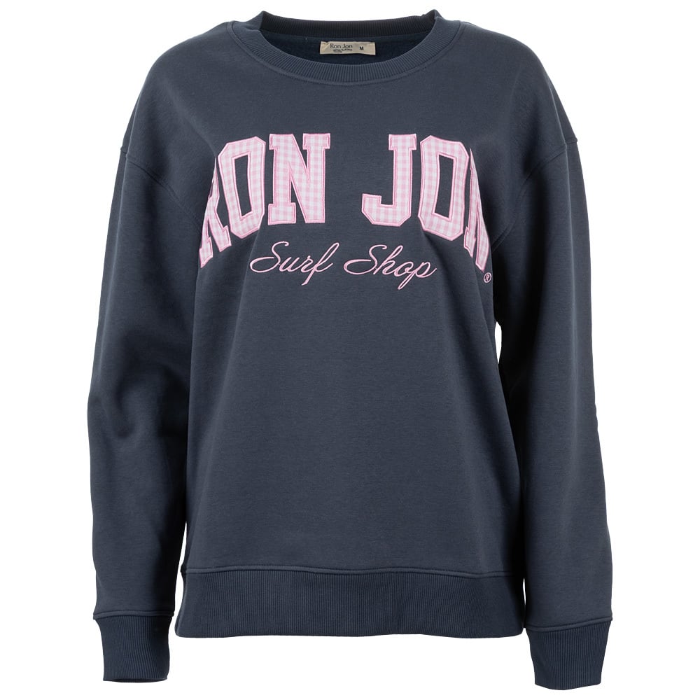 Ron Jon Women's Gingham Crew Neck Pullover | Ron Jon Surf Shop