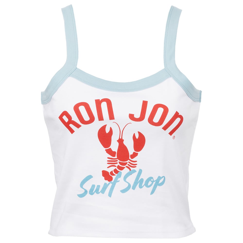 Ron Jon Women's Lobster Ringer Crop Tank Top | Ron Jon Surf Shop