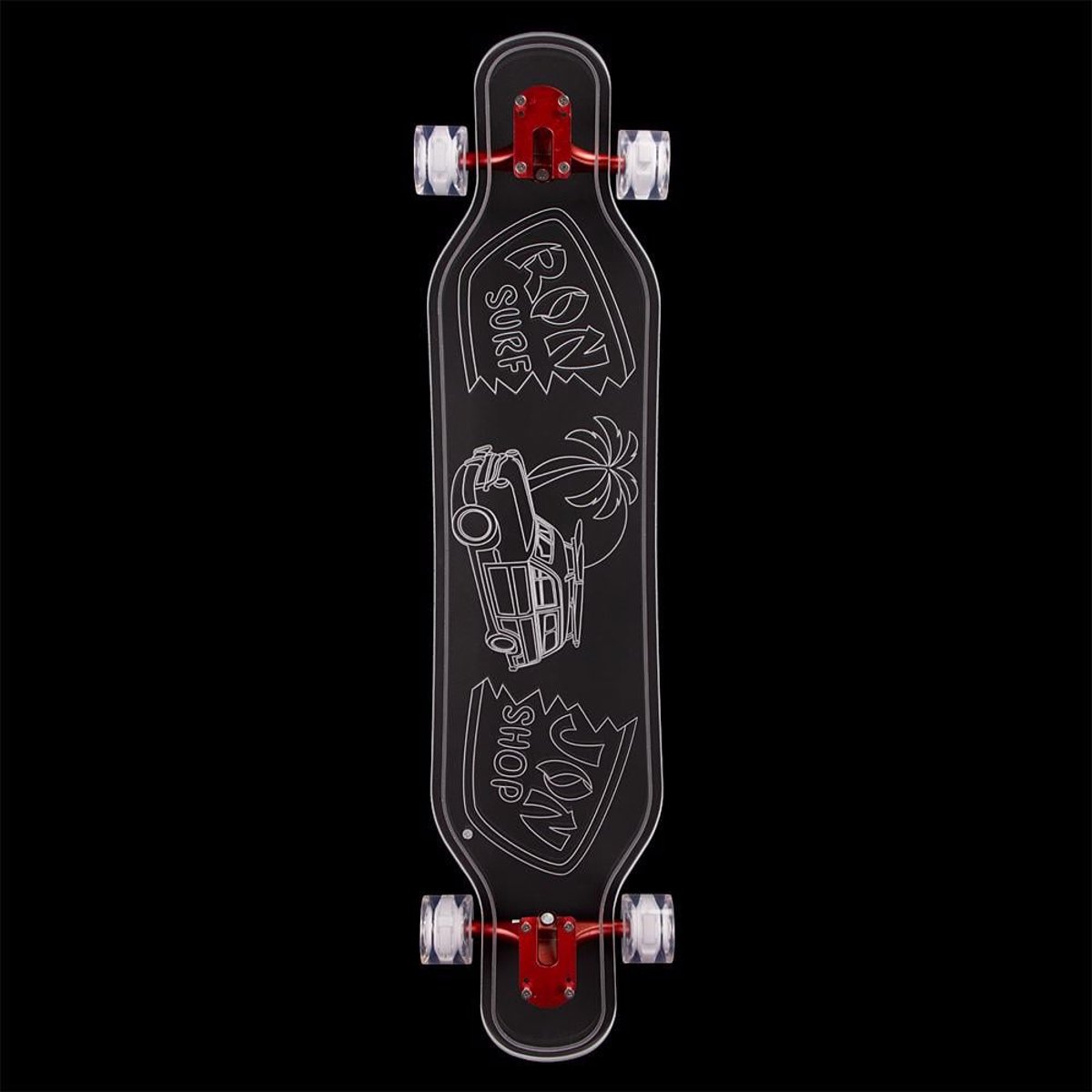 Ron Jon Ghost Woody Complete Longboard Skateboards Ron Jon