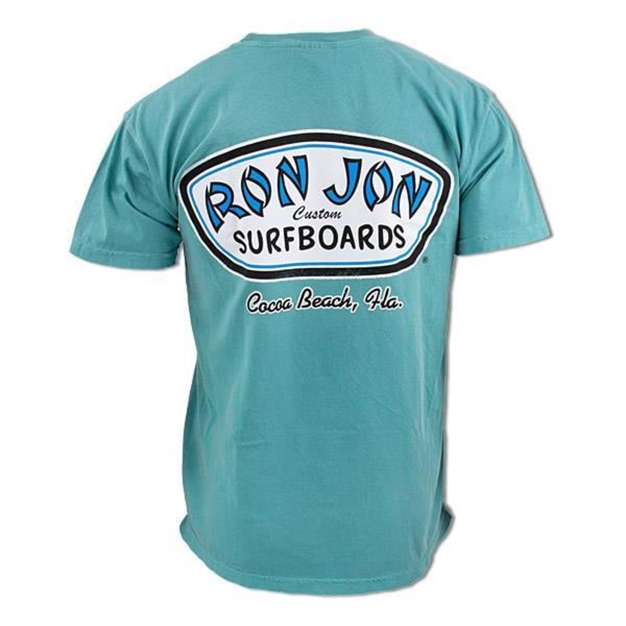 Ron Jon Distressed Cocoa Beach Custom Surfboards Unisex Tee Ron