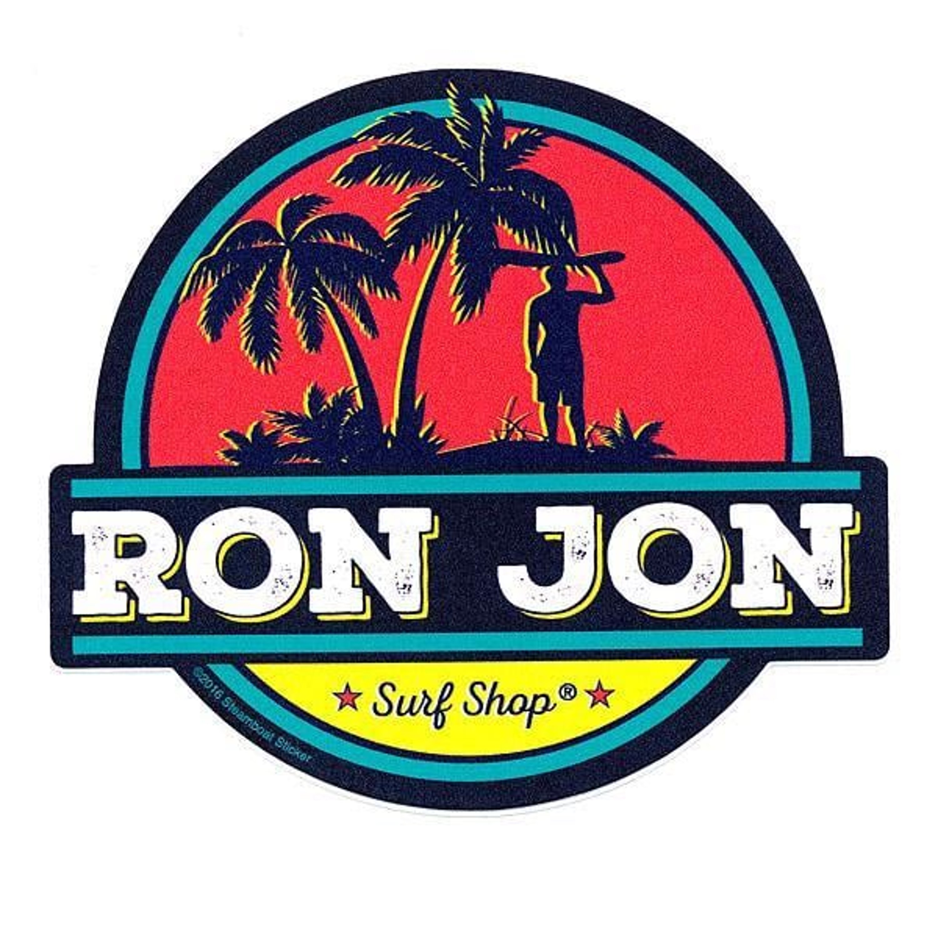Ron Jon Palm Surf Sticker Large Decals Ron Jon Surf Shop