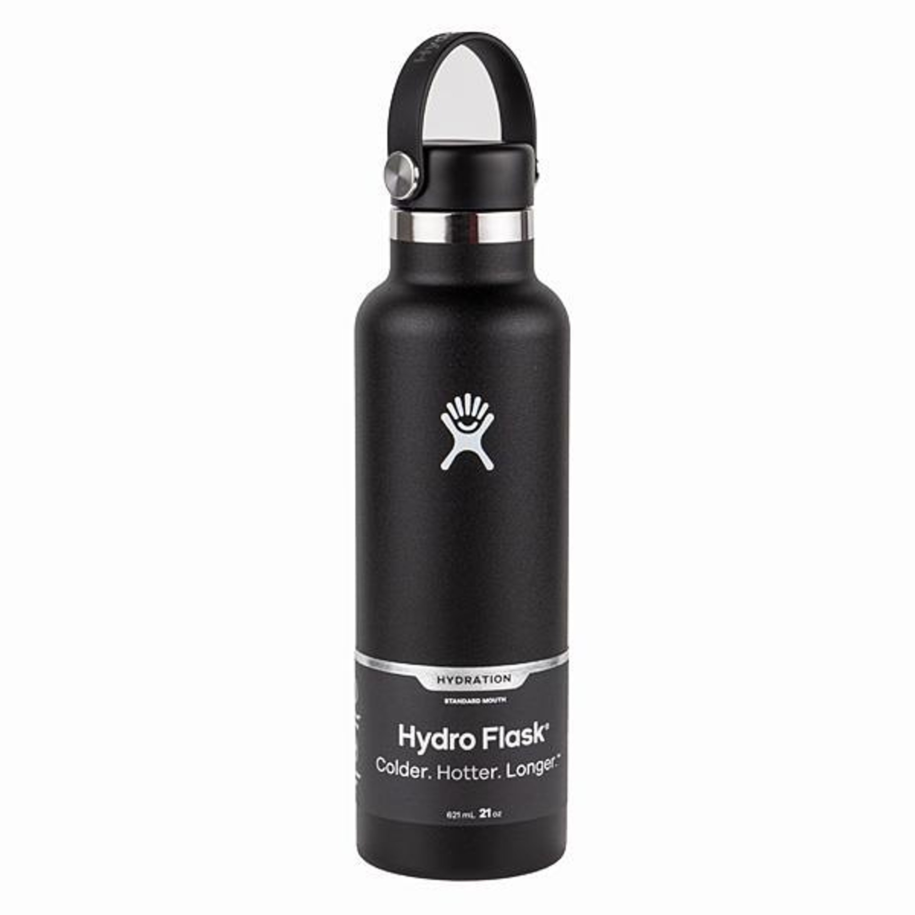 Black hydro flask with stickers clearance