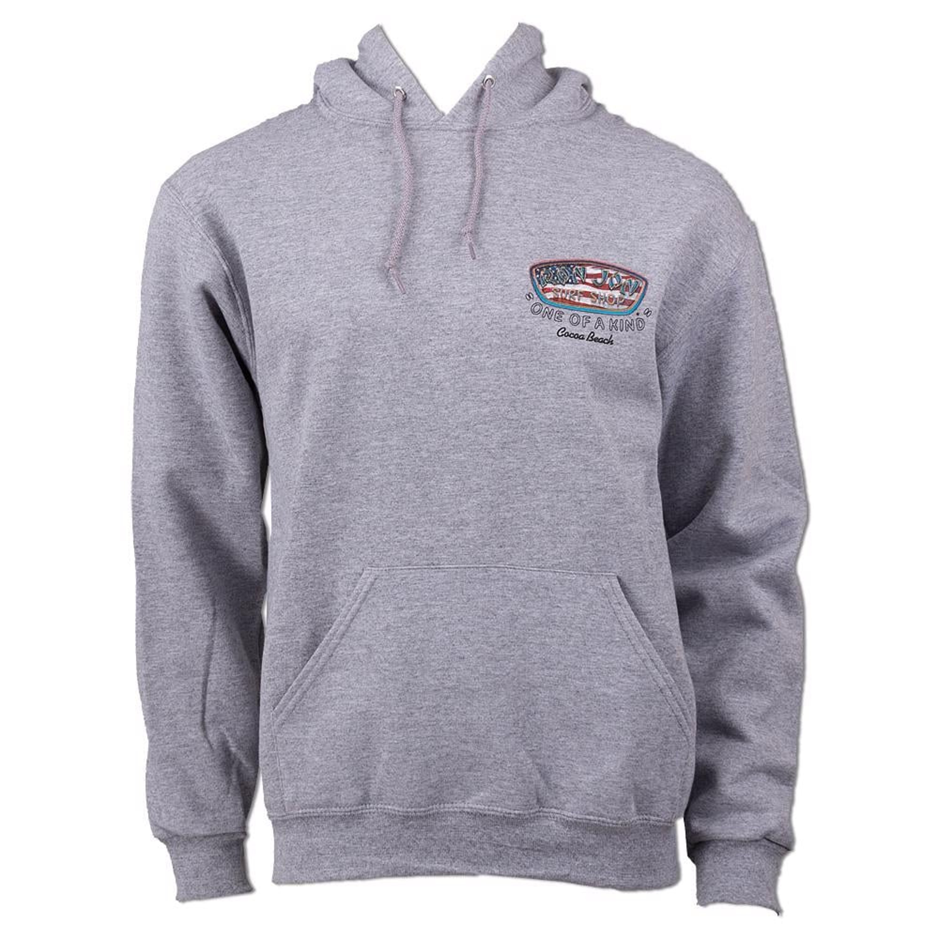 Ron Jon Distressed Faded Flag V2 Pullover Hoodie Ron Jon Surf Shop