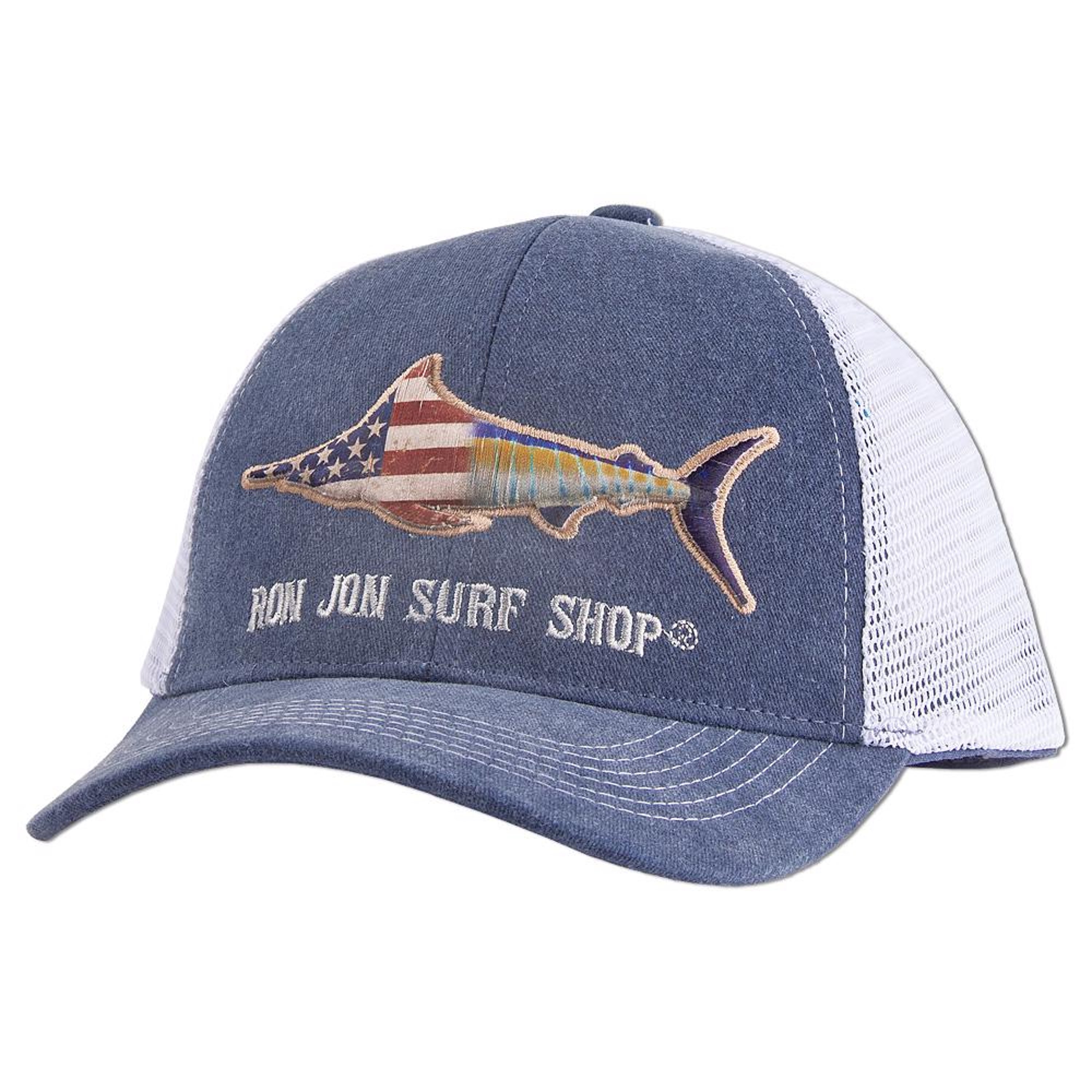 Ron Jon Vintage USA Marlin Icon Trucker Hat Caps Ron Jon Surf Shop