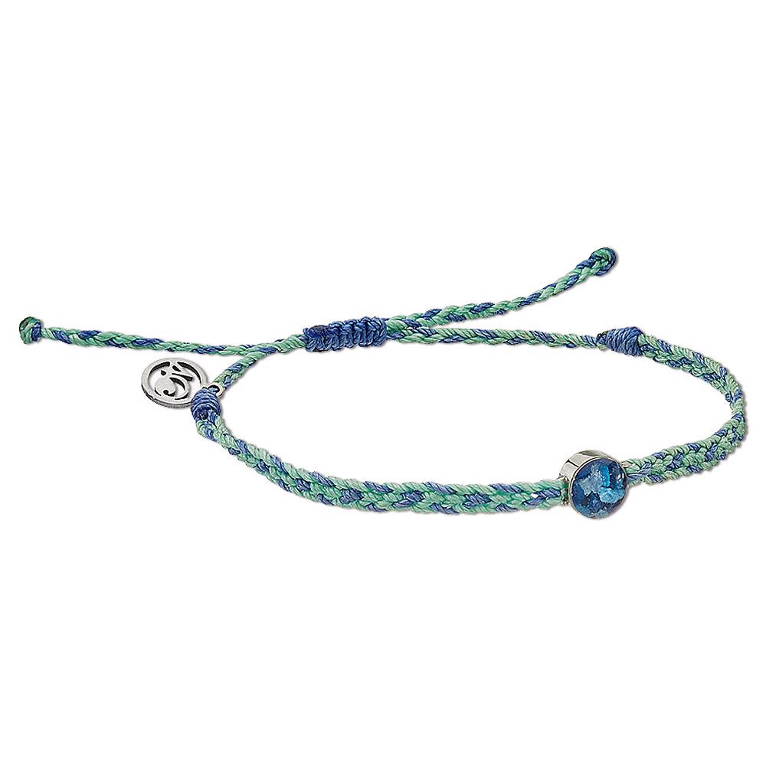 4ocean Blue Green Ocean Drop Braided Bracelet Ron Jon Surf Shop