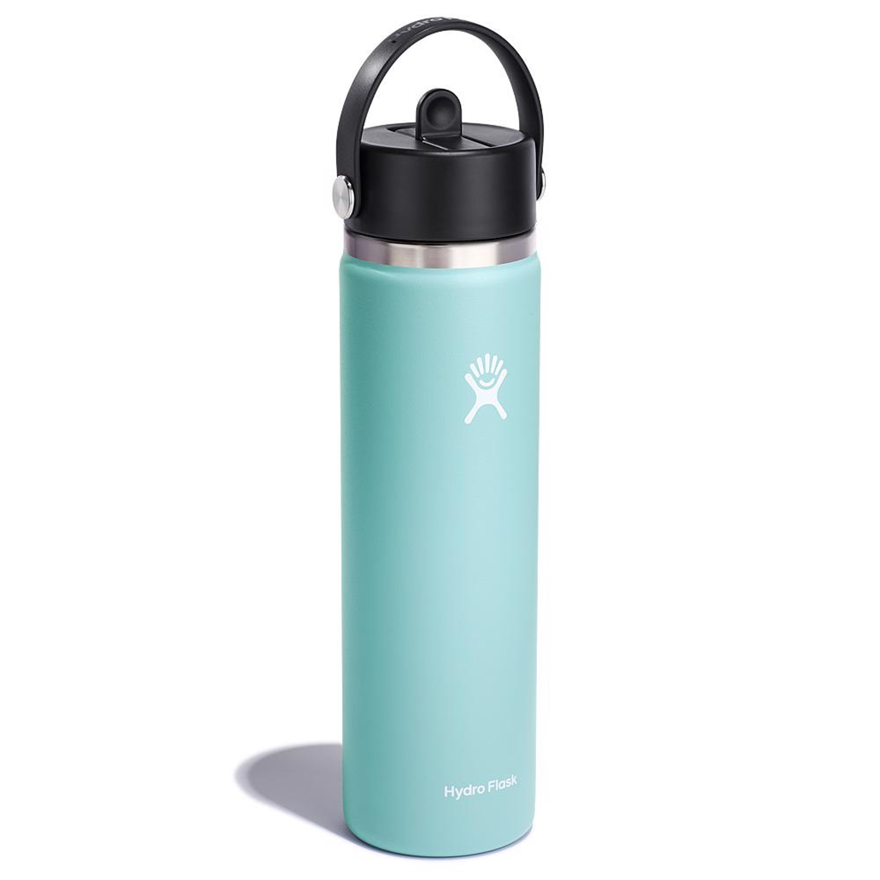Mint green hydro sales flask straw lid