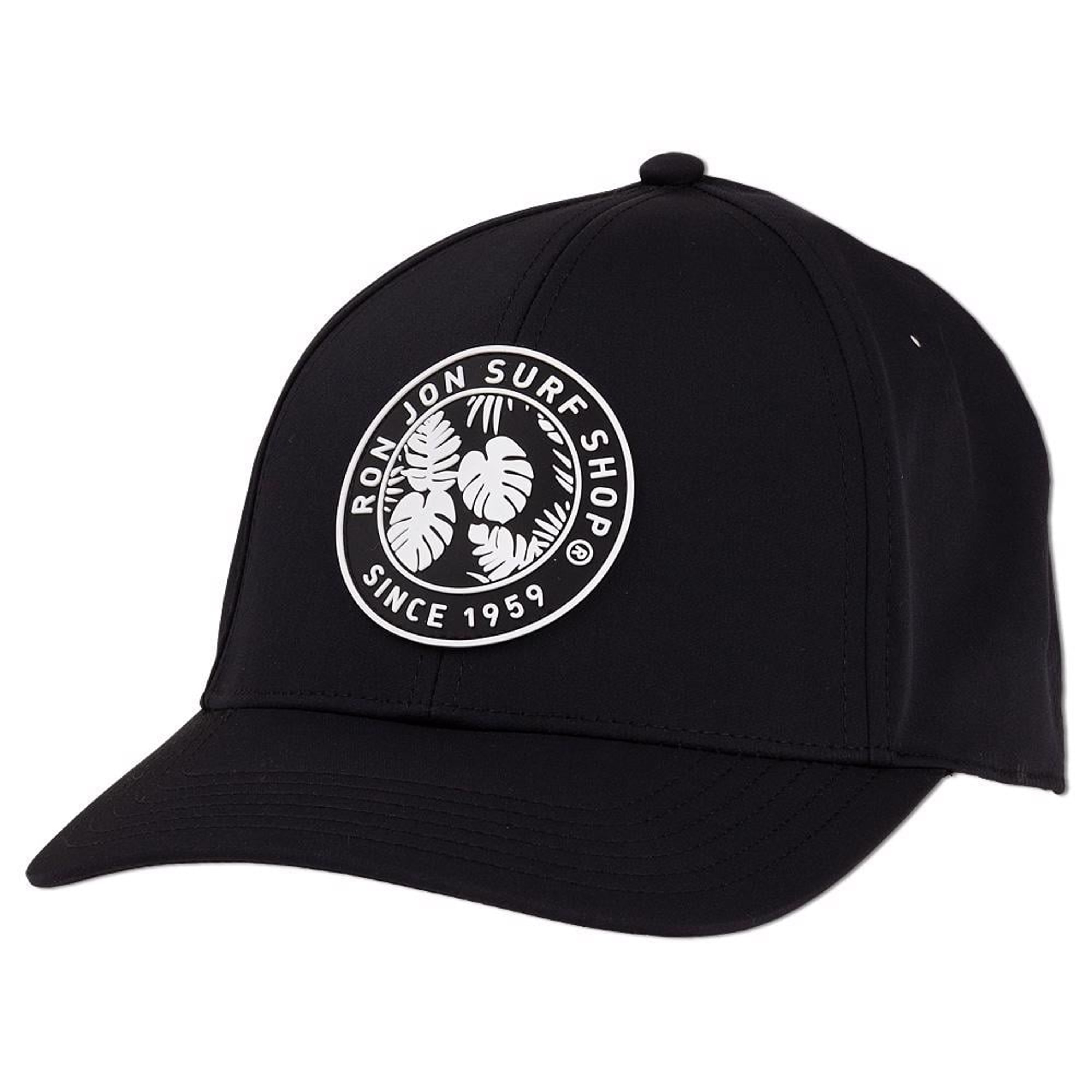 Black stretch fit hat on sale