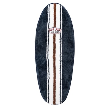 Ron Jon Navy And Ivory Surfboard Shaped Rug | Ron Jon Surf Shop
