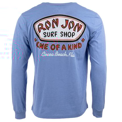 RON JON SURF SHOP 袖ロゴプリ入り 古着 ロングスリーブT 10031670150-columbia-blue-ron-