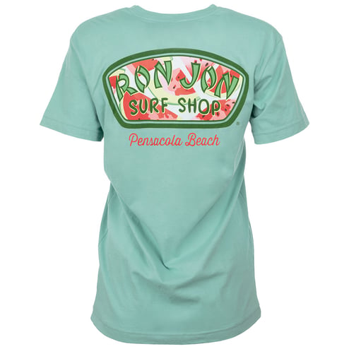 Ron Jon Women's Long Beach Island NJ Sunrise Postcard Tee | Ron