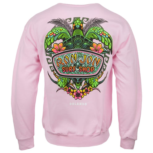 RON JON カラフルパーカープルオーバー Ron Jon Orlando FL Neon Sea Turtle Crewneck Pullover | Ron Jon