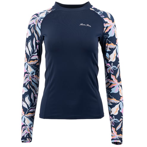 【PLANETSURF】 Women's loose fit rash guard UWT042BPS Billabong Womens Core Loose Fit Long Sleeve Rashguard - Pure