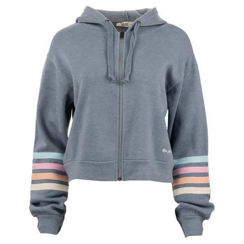 Ron Jon Women's Stripe Zip Hoodie | Ron Jon Surf Shop