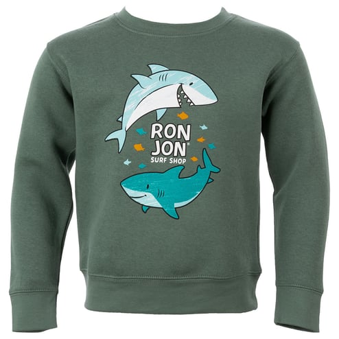 Ron Jon Toddler Doodle Shark Crew Neck Pullover | Ron Jon Surf Shop