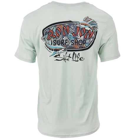 Salt Life Ron Jon Tropical Canopy Mint Tee | Ron Jon Surf Shop
