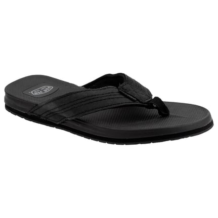 Ron Jon Men s Black Leather Strap Sandal Ron Jon Surf Shop