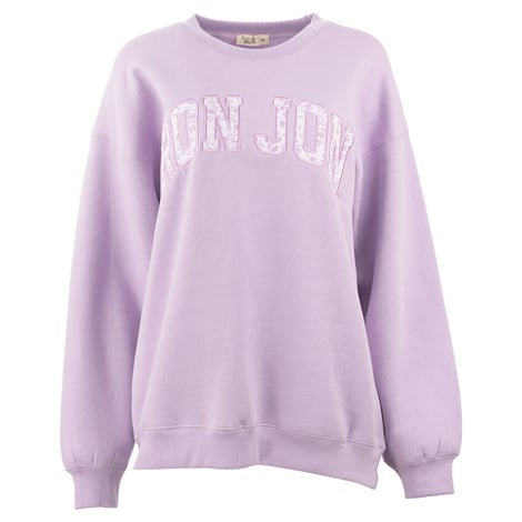 Tシャツ・カットソー RONRON FLORAL LONG SLEEVE CREAM PURPLE FLOWER Ron Jon Women's Ditsy Floral Crew Neck Pullover | Ron Jon