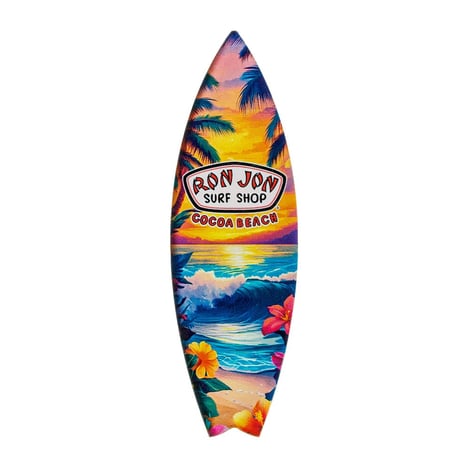 Ron Jon サーフボード ストライプデザイン希少 Ron Jon Cocoa Beach, FL Surfboard Magnet | Ron Jon Surf Shop