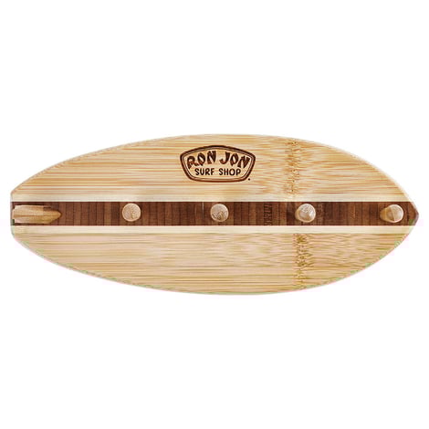 Surfboard key holder outlet
