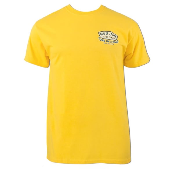 Yellow ron jon surf shop shirt top