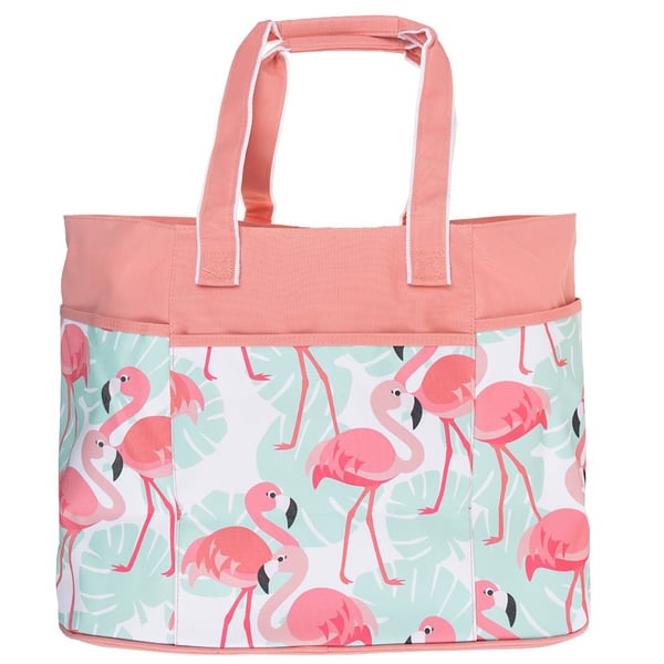 Ron Jon Flamingo Oversized Pink Beach Tote Ron Jon Surf Shop